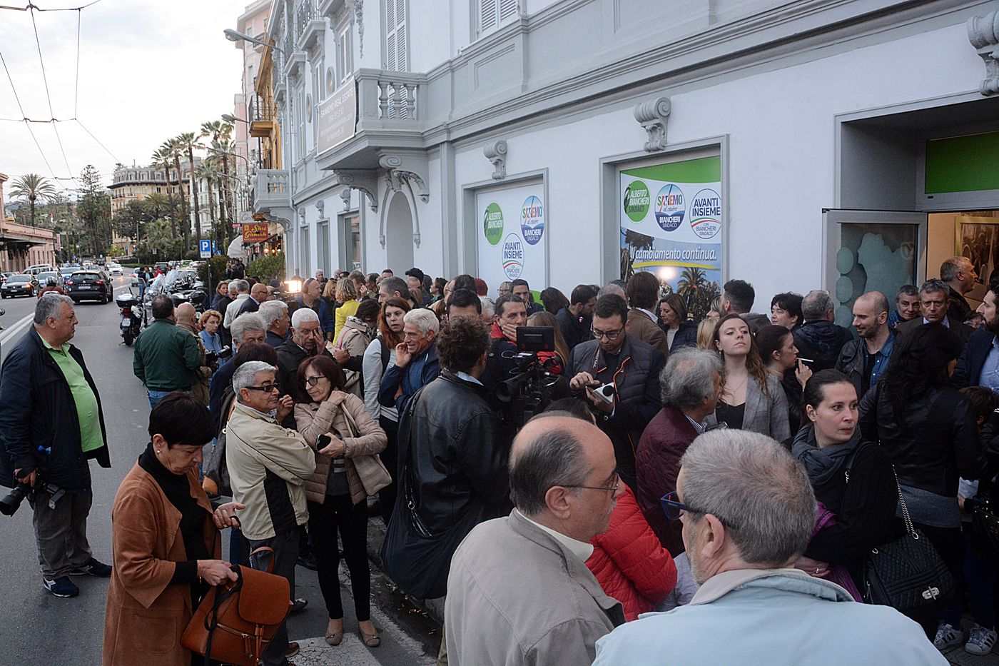 Comunali 2019 Sanremo Alberto Biancheri festeggiamenti