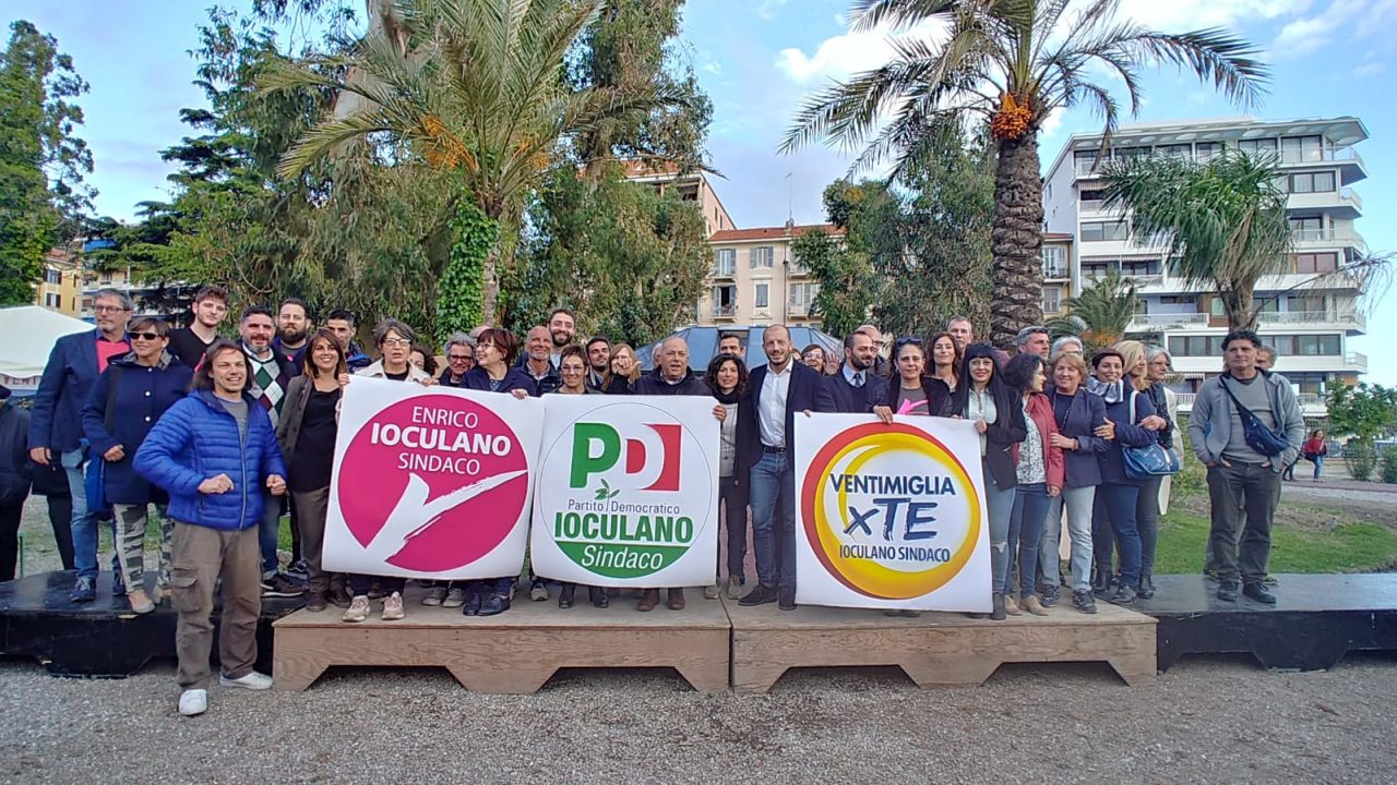 Ventimiglia: il sindaco Ioculano presenta le 3 liste alle Comunali