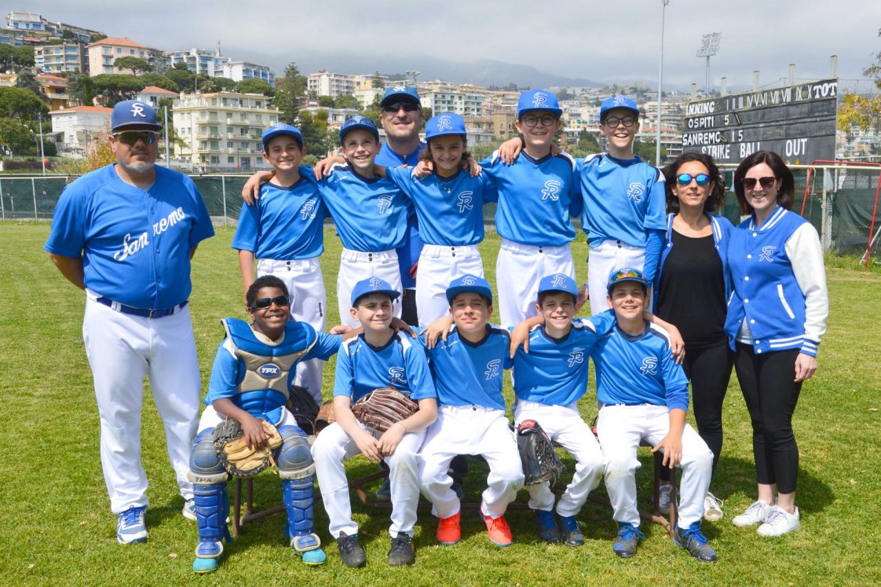 Sanremo Baseball, la prima squadra vince contro i Desperados di Torino