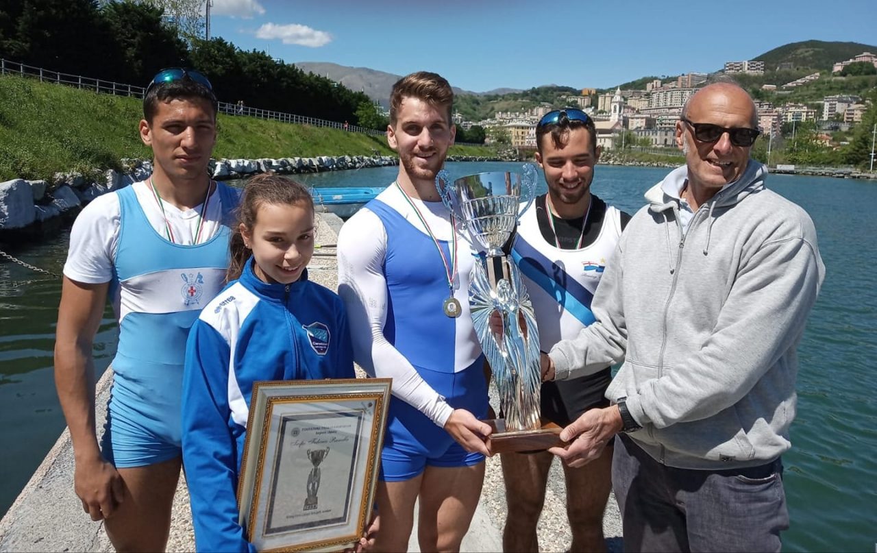 Canottieri Santo Stefano al Mare, al vertice Alice Ramella e Federico Garibaldi