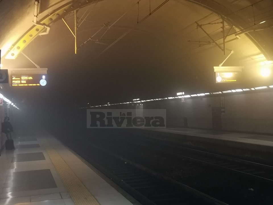 Fumo stazione ferrociaria di Sanremo