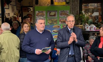 Alberto Biancheri e i candidati Faraldi e Moraglia incontrano la comunità di San Martino e i tifosi della Sanremese