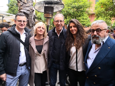 Incontro con i cittadini in Piazza Bresca per Alberto Biancheri