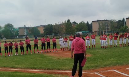 Le Pink della Sanremese Softball in campo a Novara per il campionato U15