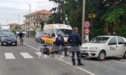 Schianto auto e scooter alle Braie, un ferito