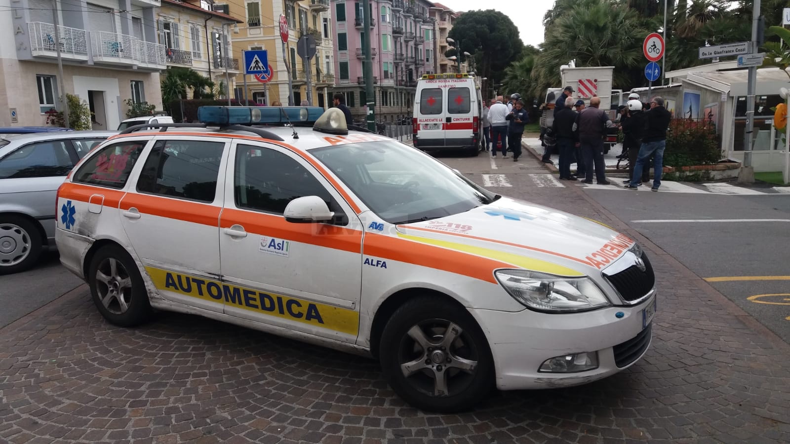 Incidente ebike Sanremo Corso Orazio Raimondo1