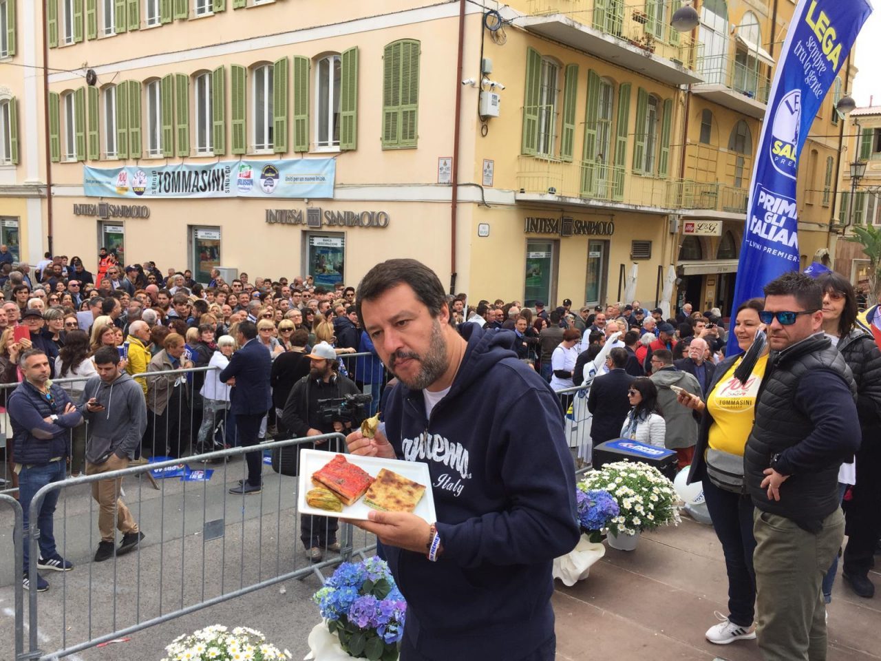 A Ventimiglia la Lega  sfonda il 44%. Salvini super anche a Sanremo, Taggia, Bordighera e Diano