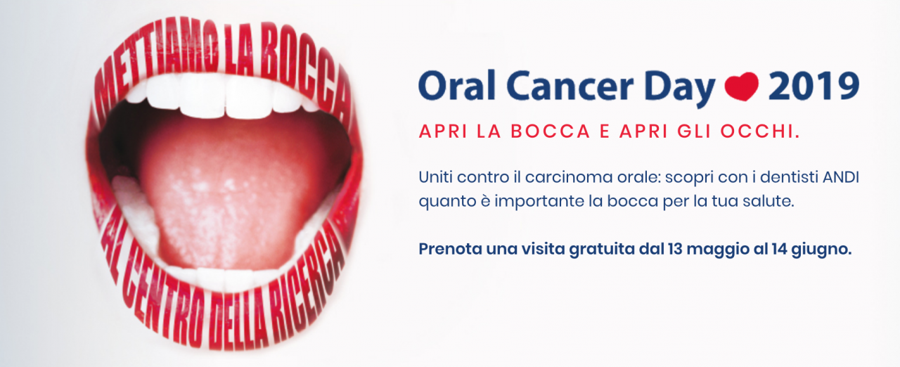 Oral Cancer Day sabato 11 maggio a Sanremo