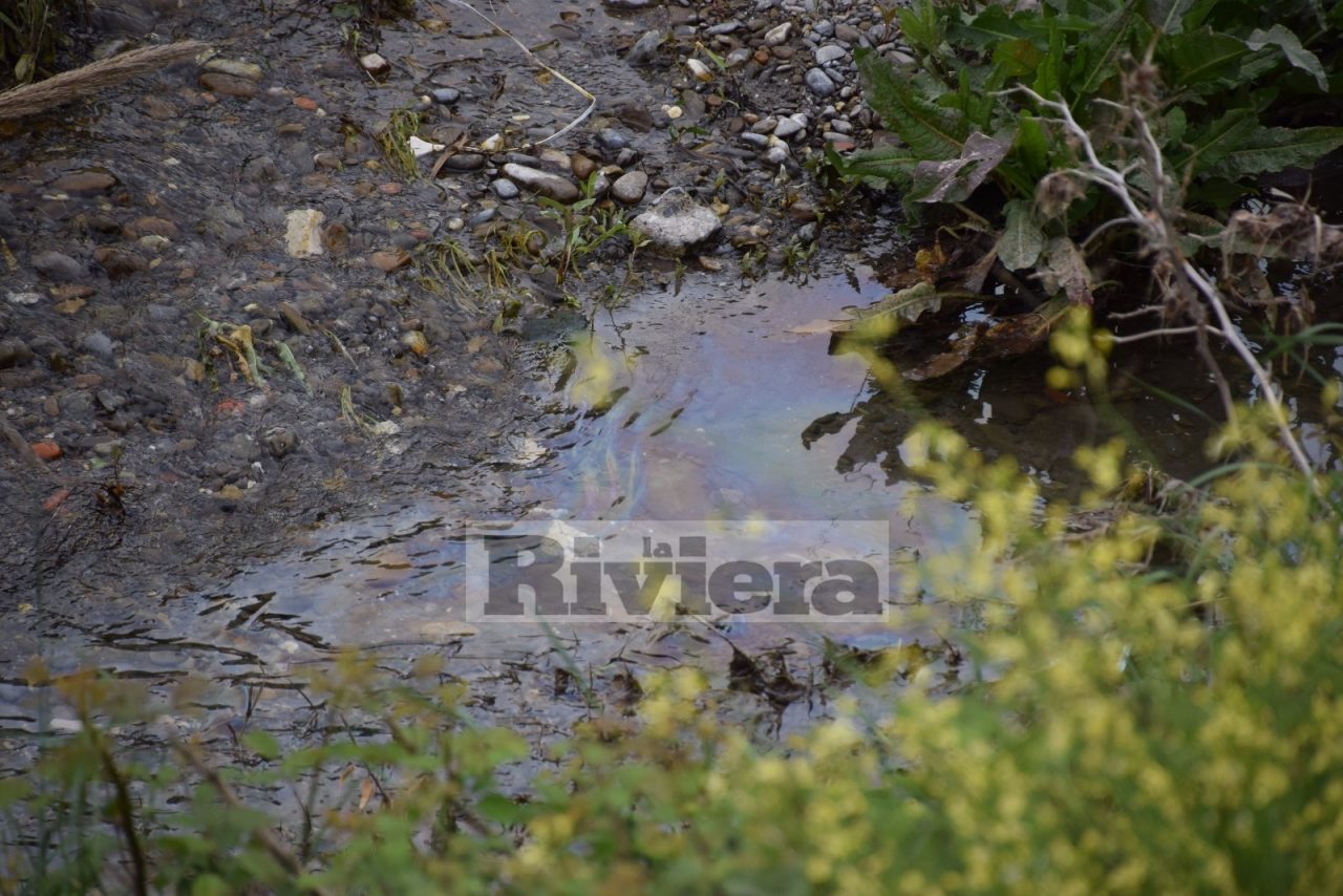 Venti sospettati per lo sversamento di gasolio nel Nervia