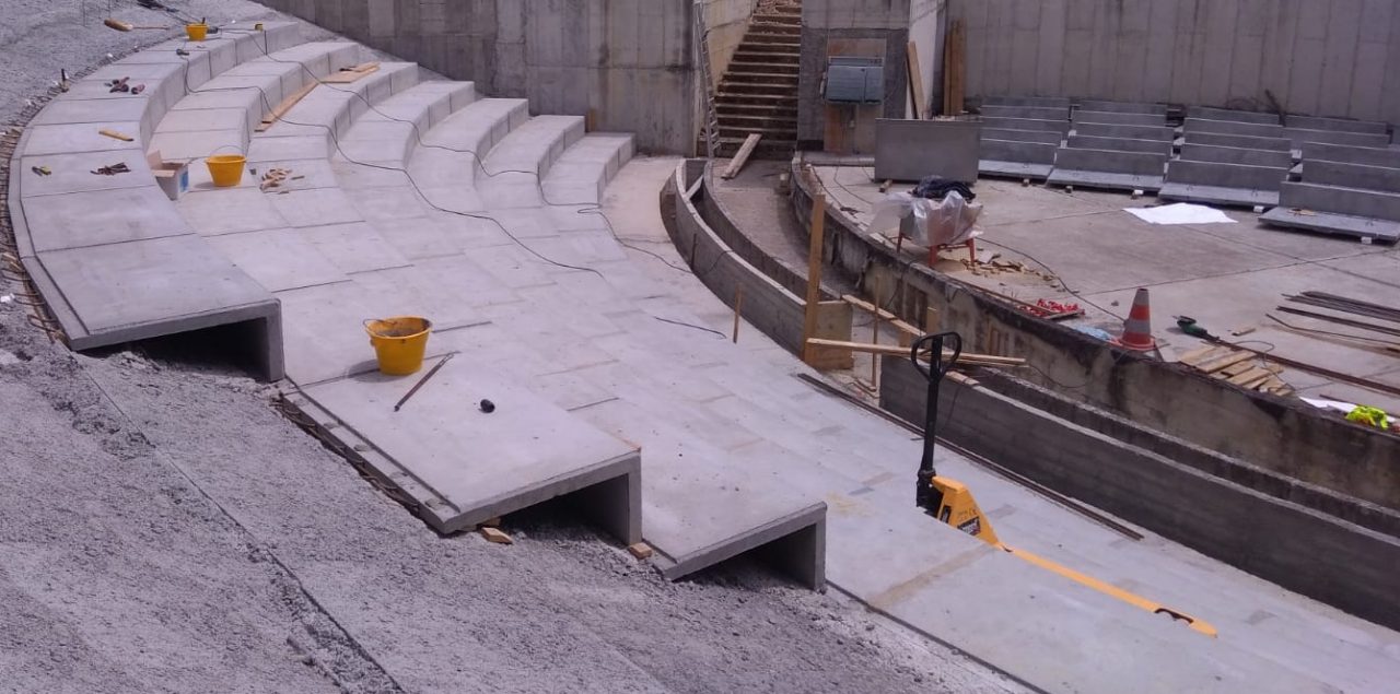 Le prime immagini dei lavori all’Auditorium Franco Alfano