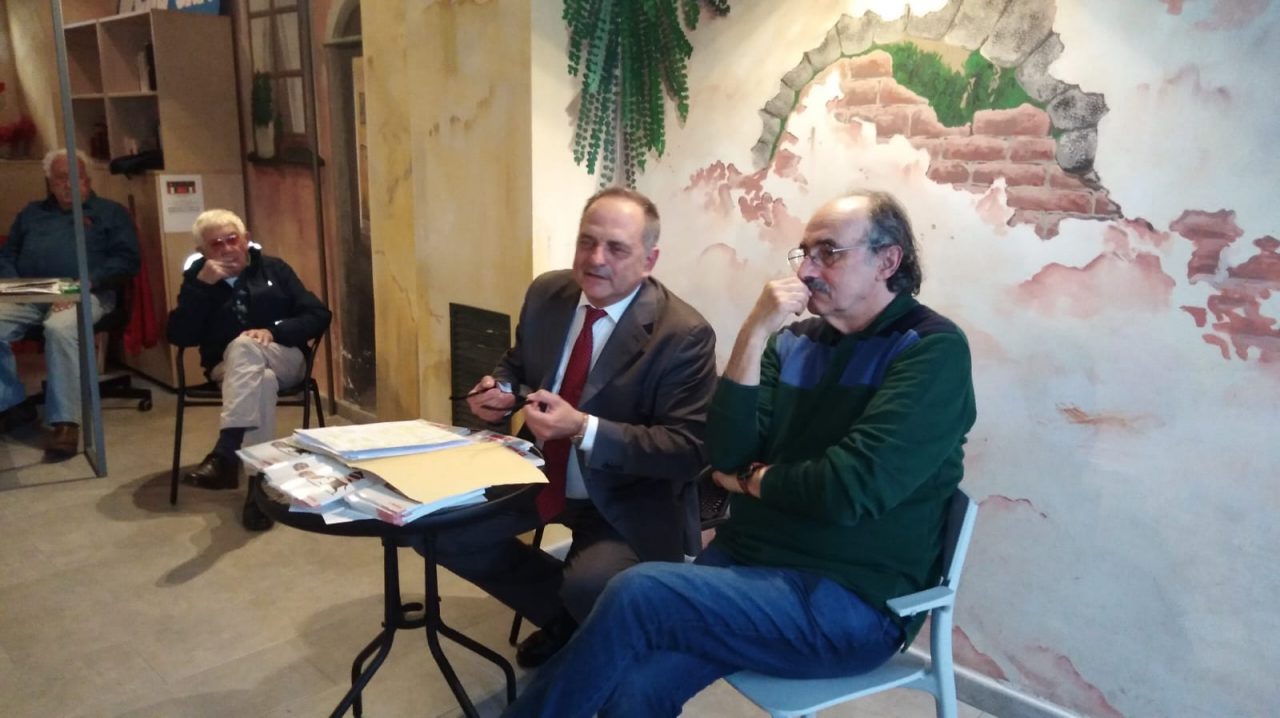 Daniele Tissone a Sanremo per “Quattro chiacchiere” alla Piazzetta dei diritti Cgil – FOTO E VIDEO