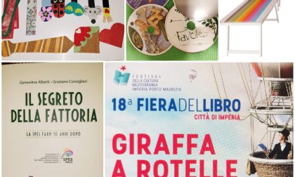 La Giraffa a Rotelle raccoglie fondi alla fiera del libro di Imperia