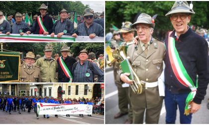 Anche il sindaco Alberto Biancheri a Milano con gli Alpini