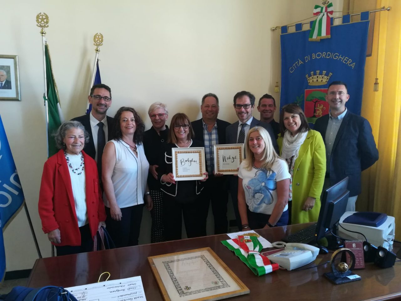 Visita delegazione tedesca a Bordighera