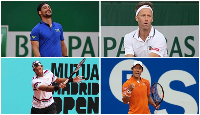 Master 1000 Madrid: Fabio Fognini cede al super tie break nel doppio contro Del Potro-Nishikori