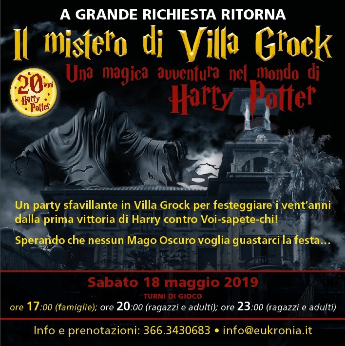 Harry Potter torna nel magico contesto di Villa Grock