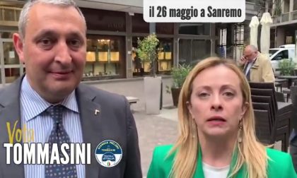 Elezioni Sanremo: video di Giorgia Meloni per Sergio Tommasini