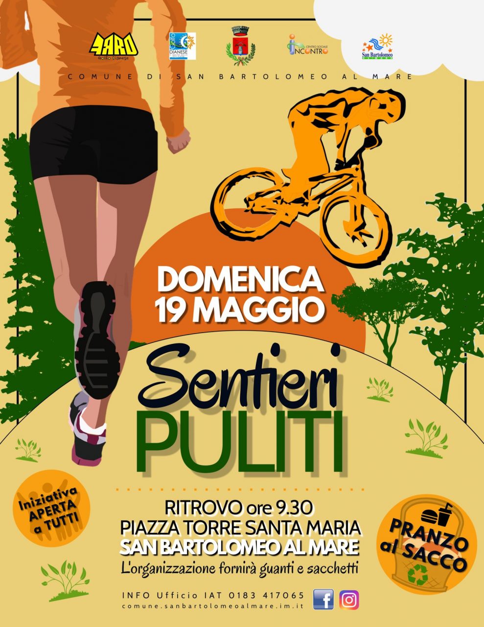 Sentieri puliti a San Bartolomeo domenica 19 maggio