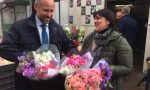 Sergio Tommasini visita il Mercato dei Fiori