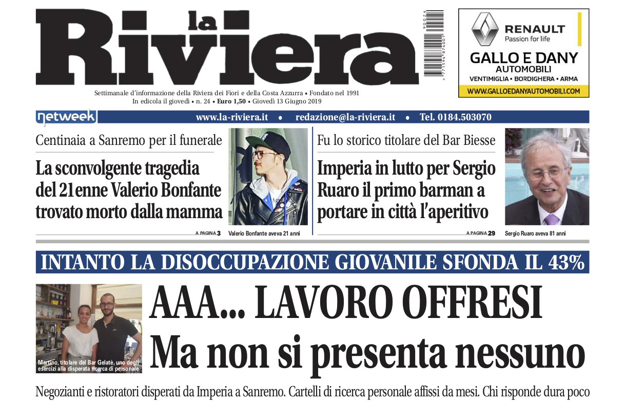 In edicola il nuovo numero de La Riviera