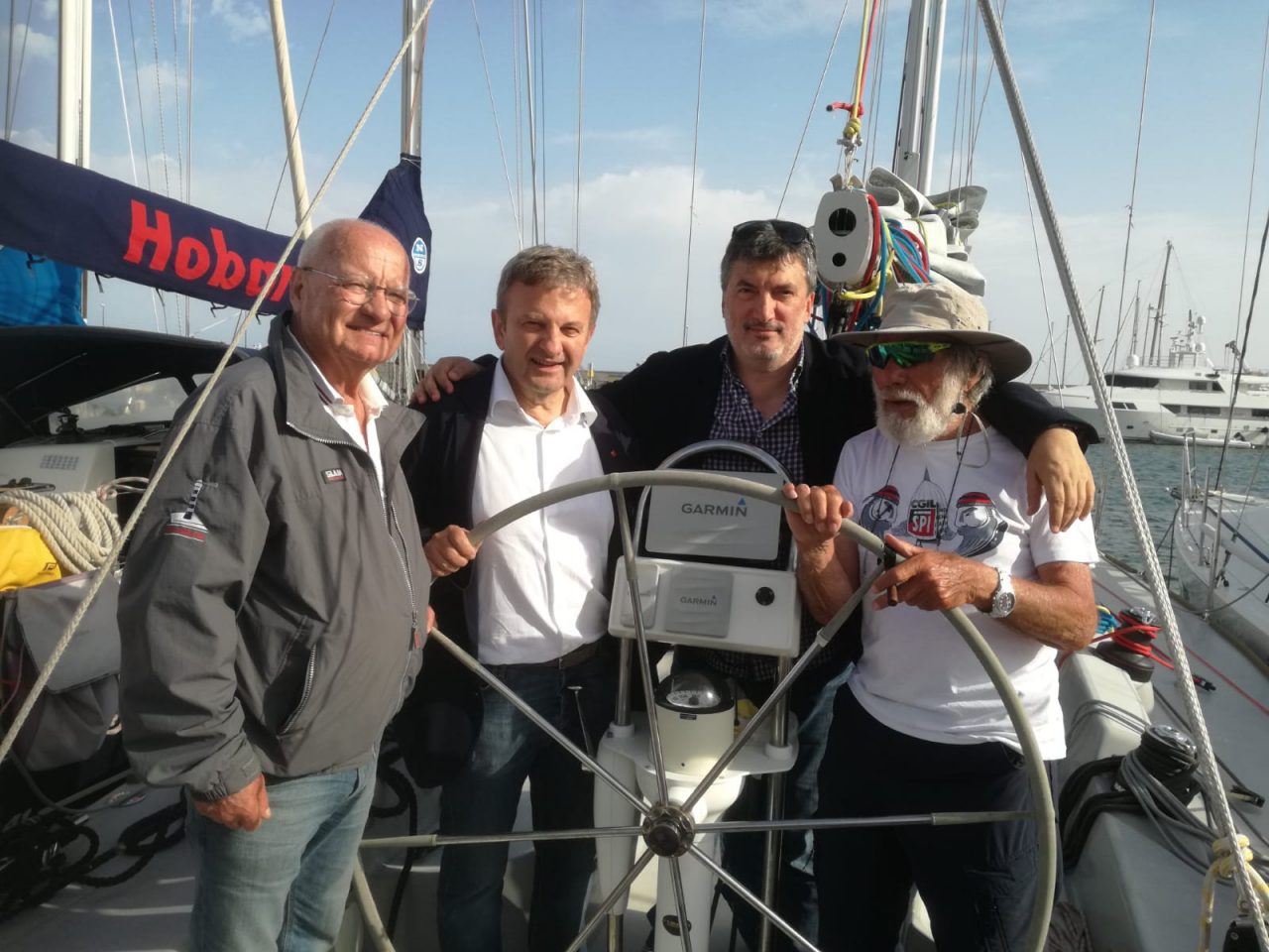 I vertici nazionali Spi Cgil a Sanremo per i “I nonni sulle onde” alla mitica Giraglia partita questa notte