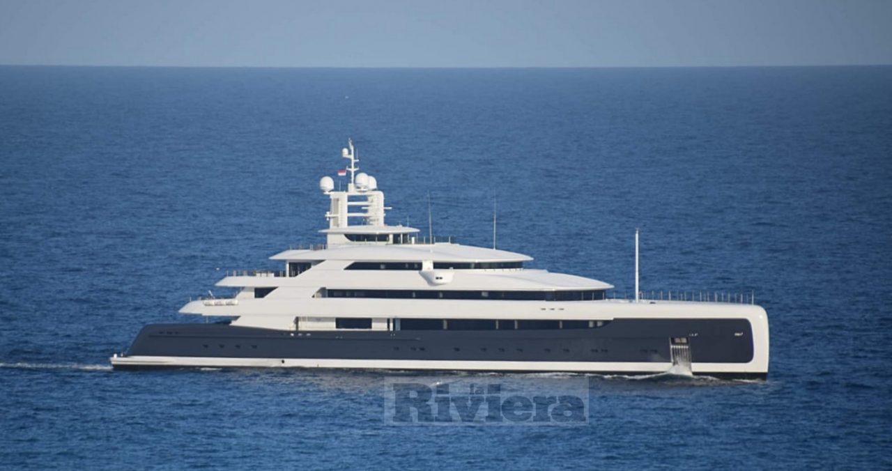 In rada a Bordighera uno yacht in vendita a 129 milioni di euro
