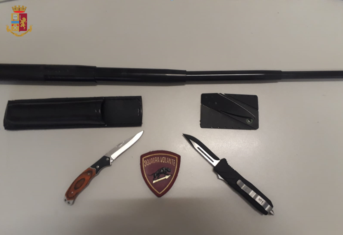 Fermato 19enne armato fino ai denti