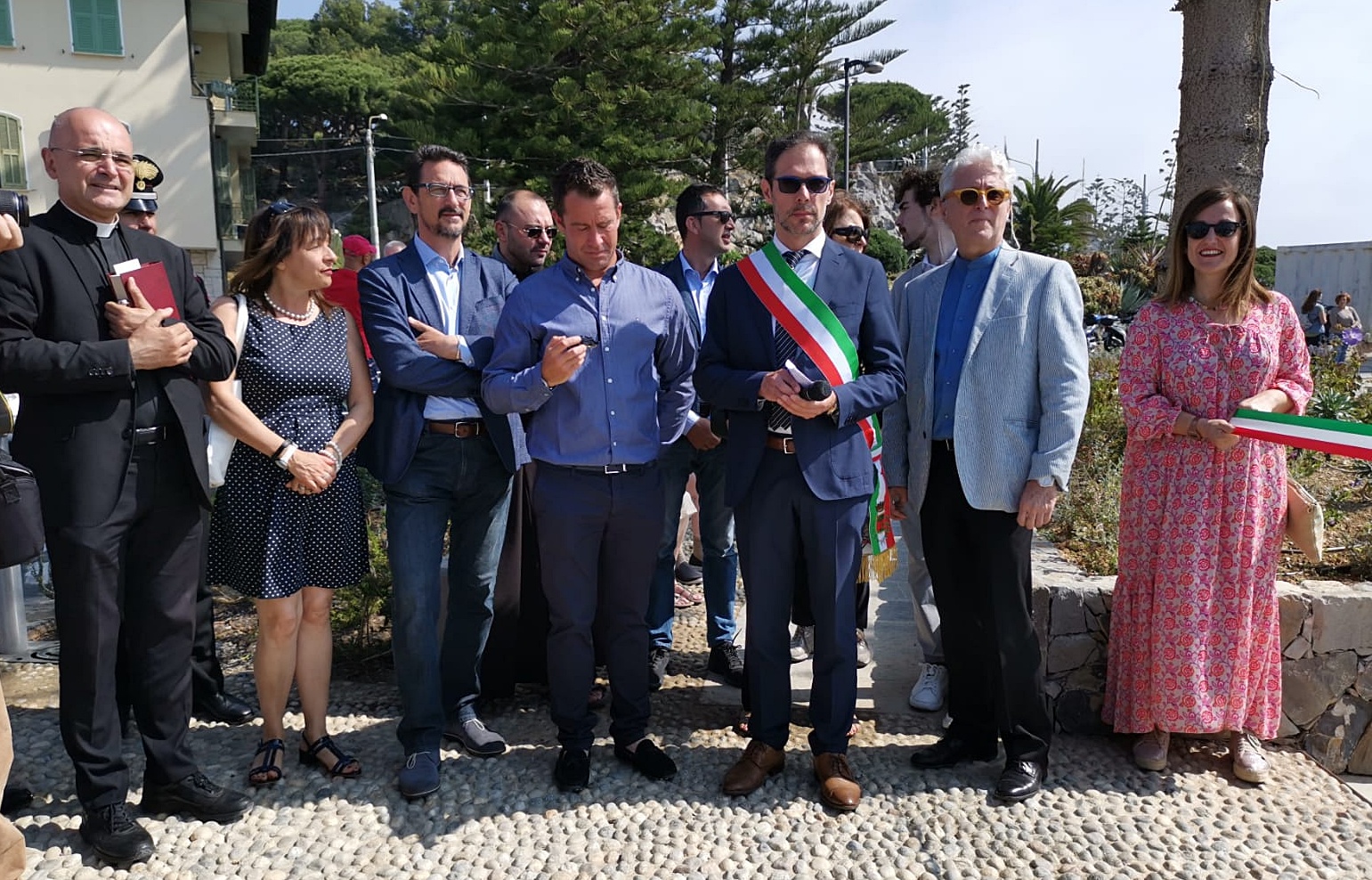 Inaugurazione rotonda Sant'Ampelio 8 giugno 2019 Bordighera_05
