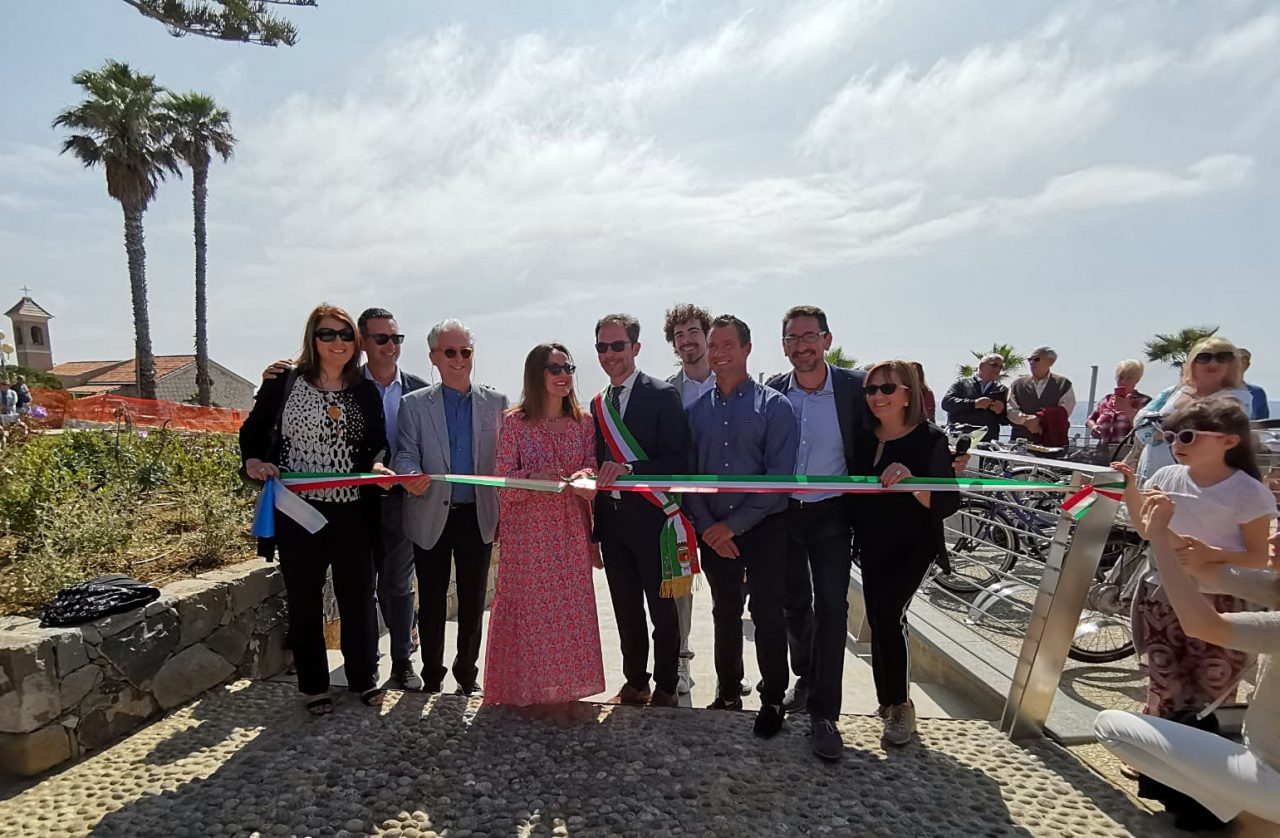 Inaugurata la Rotonda di Sant’Ampelio a Bordighera. Foto e Video
