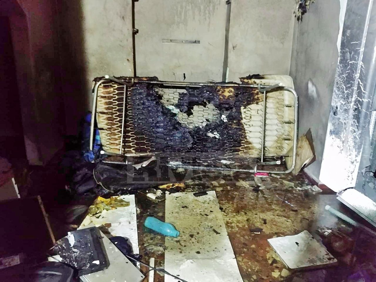 Sanremo: brucia cantina adibita ad abitazione in via Martiri