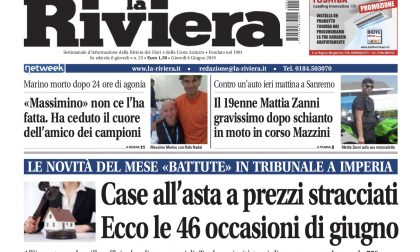 Il nuovo numero de La Riviera è in edicola con tutte le aste del mese di giugno