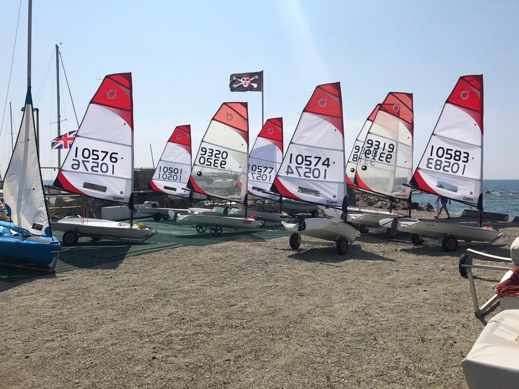 Pietro Imparato e Federico Bastini sul podio della Regata Zonale O’Pen Bic