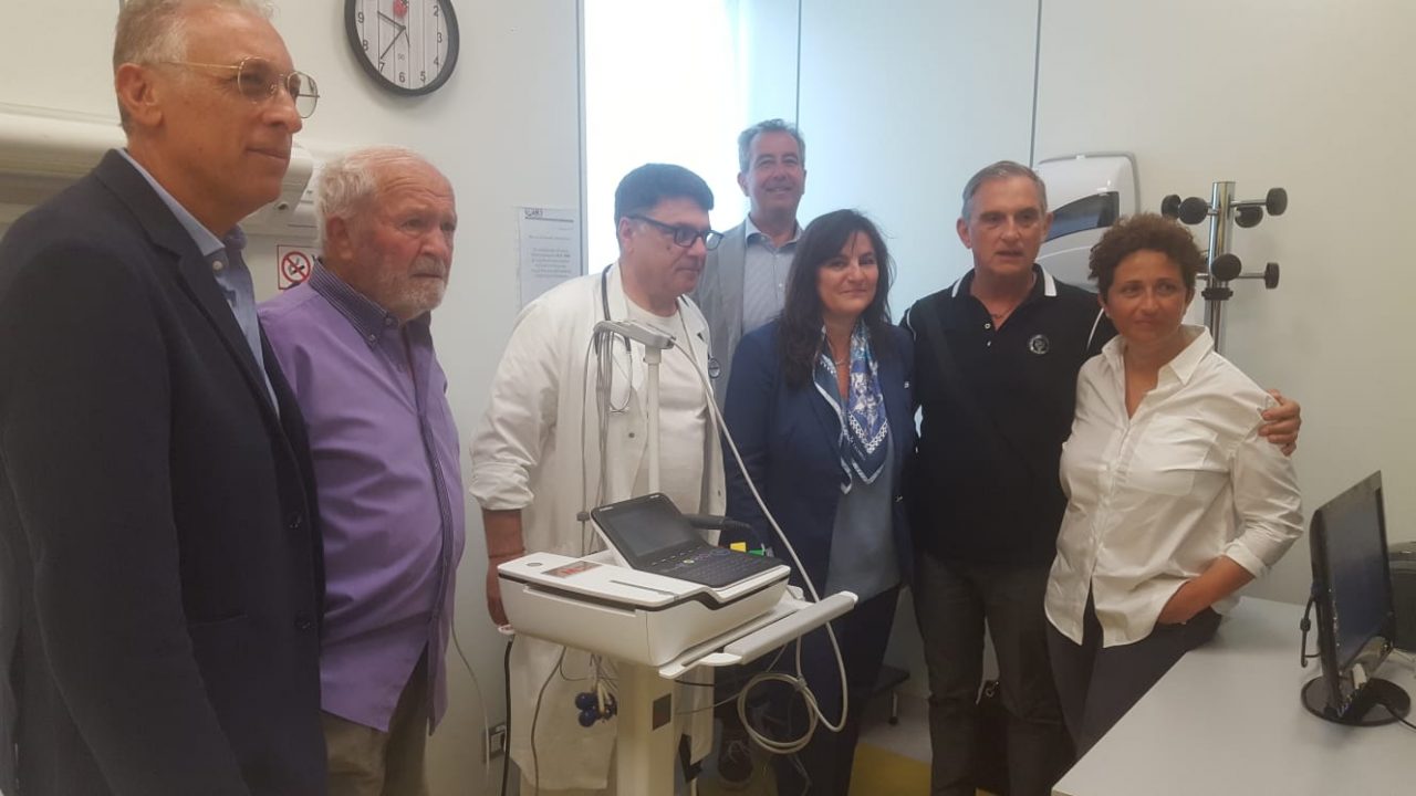 I genitori del 18enne Matteo Morselli donano al Pronto Soccorso un elettrocardiografo