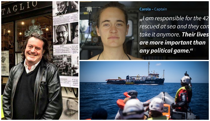 Stefano Senardi lancia da Imperia il sostegno al Capitano Carola Rackete