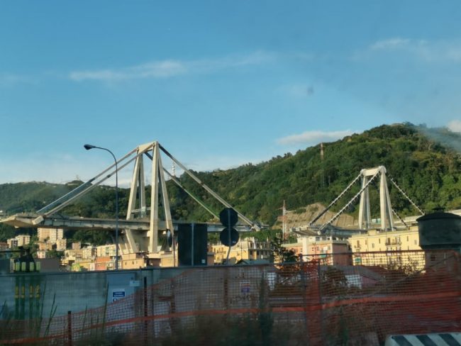 Demolizione ponte Morandi, venerdì 28 giugno chiusa una parte di autostrada