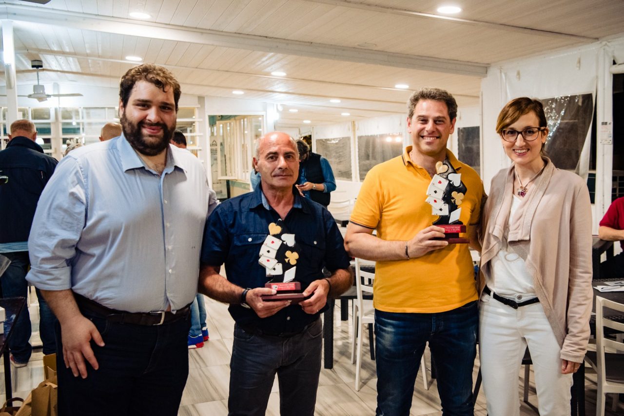 Enzo e Paolo vincitori del Memorial Fabio Angeloni di belotta a Sanremo