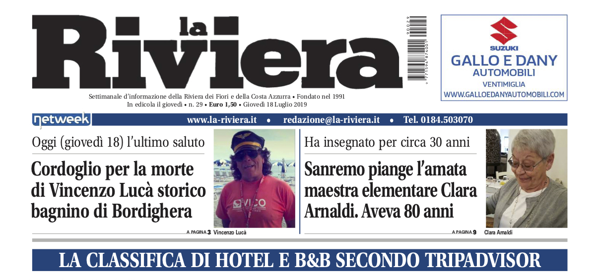 Un nuovo numero de La Riviera è in edicola: ecco i migliori alberghi secondo TripAdvisor
