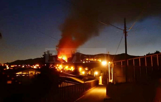 Incendio Sanremo Monte Ortigara 25 luglio 2019