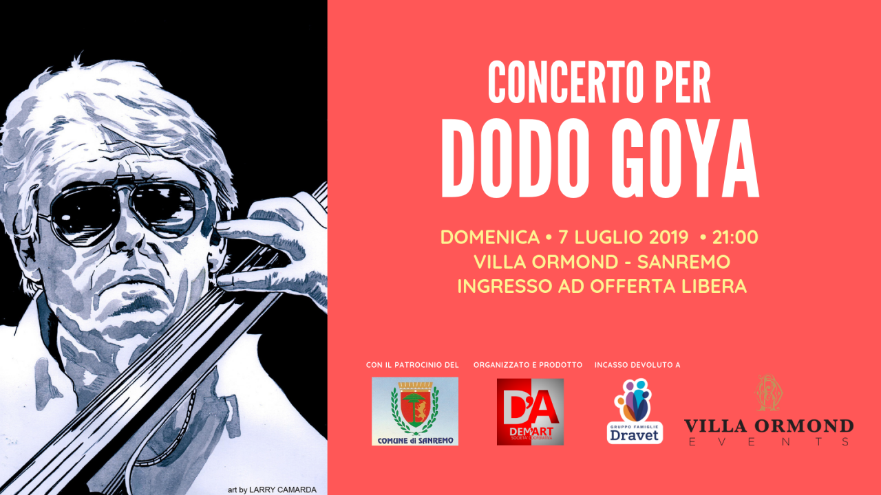 Concerto per Dodo Goya a Villa Ormond
