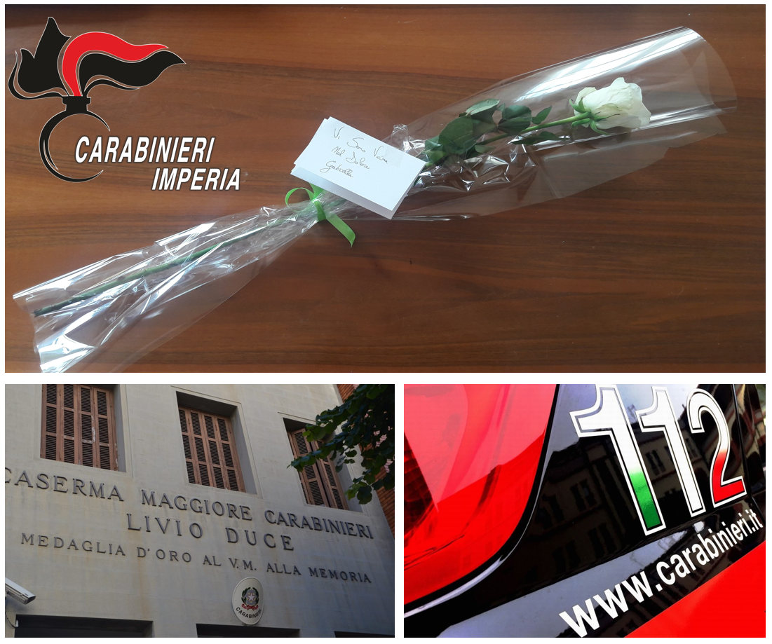 Una rosa per i Carabinieri