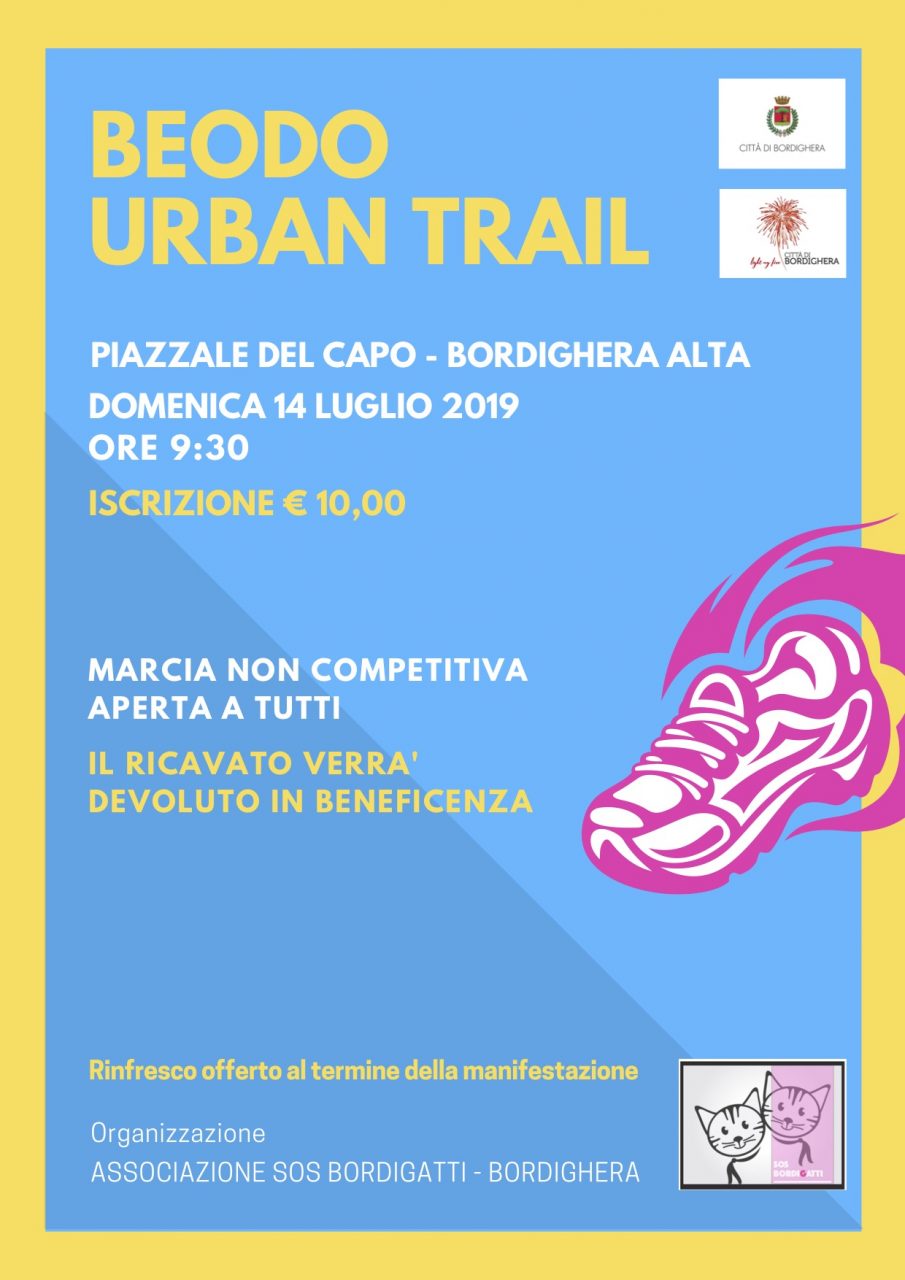 Bordighera: domenica c’è il Beodo Urban Trail. Video