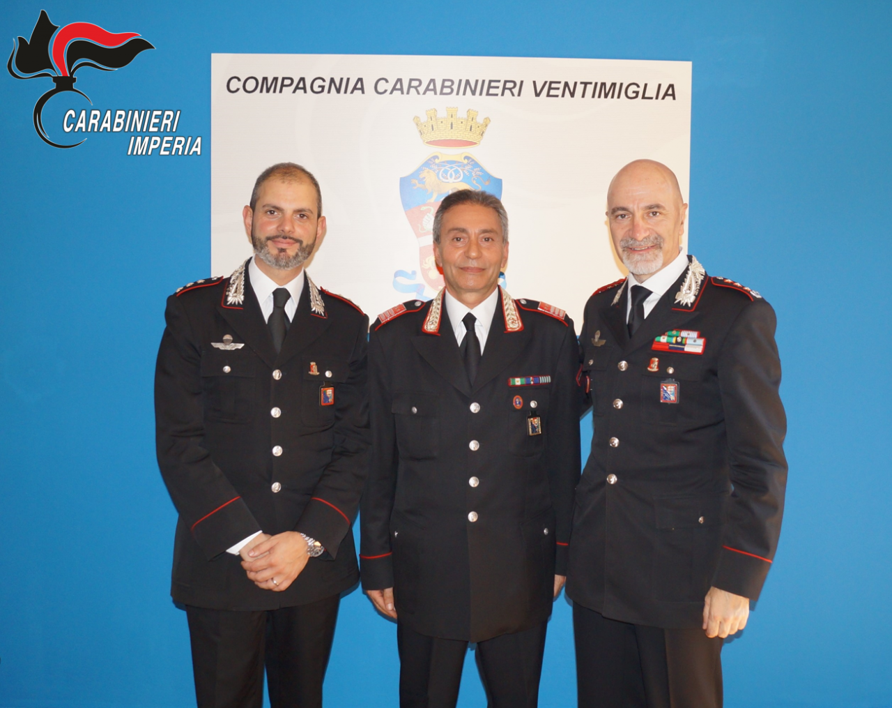 Carabinieri: in congedo dopo 37 anni comandante stazione Ventimiglia
