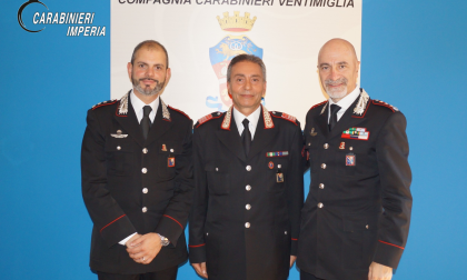 Carabinieri: in congedo dopo 37 anni comandante stazione Ventimiglia