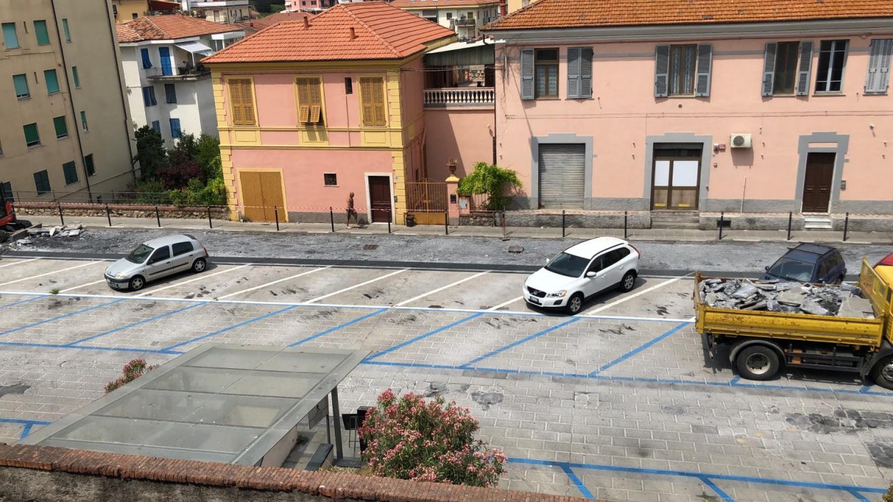 Imperia, partiti i lavori in Piazza Mameli