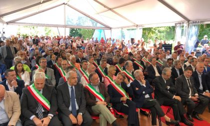 Festa per la presentazione del progetto del traforo Armo -Cantarana. I rendering