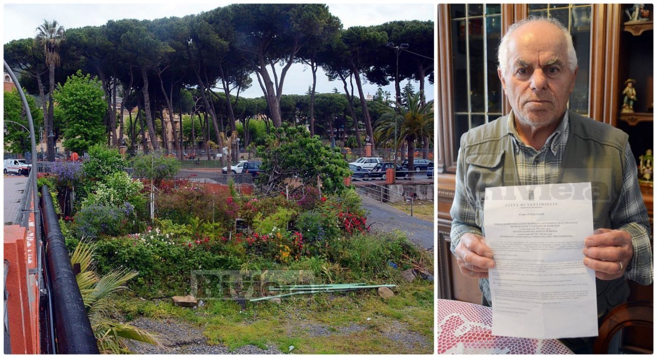 Il Comune spazza via il giardino di rose di Carlo: “Era la mia vita”. Video