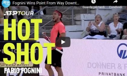 Il miracolo di Fabio Fognini nel primo turno dei German Open di Amburgo. Un rovescio pazzesco