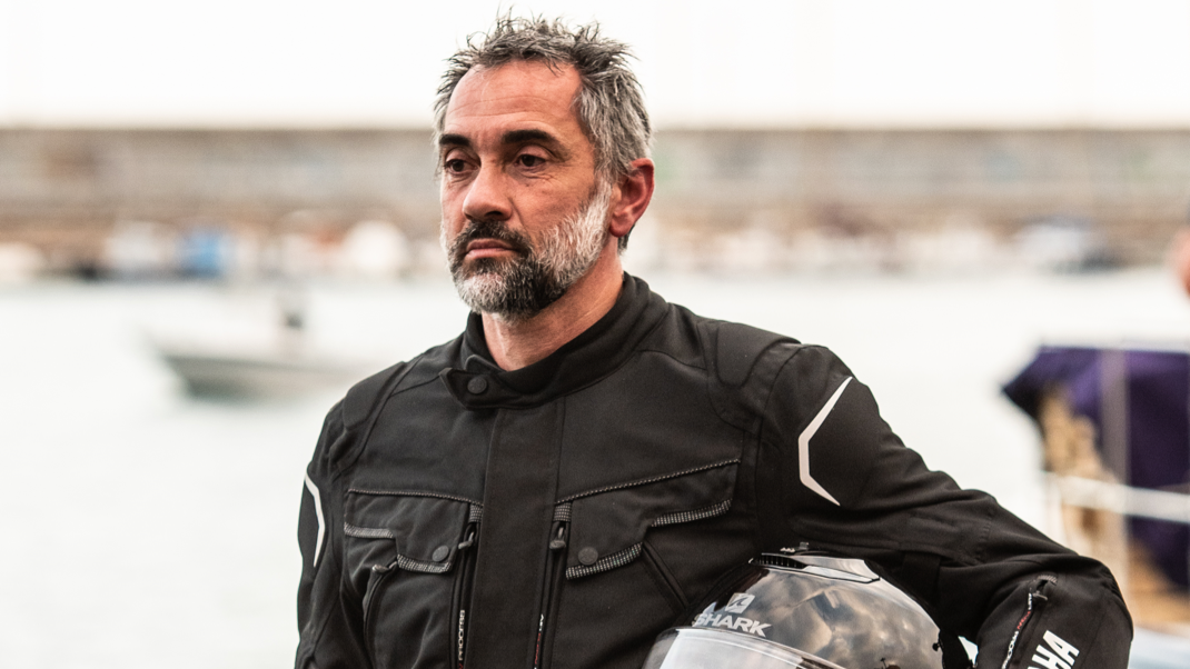 L’imperiese Salvatore Pinga nello spot della Yamaha Niken