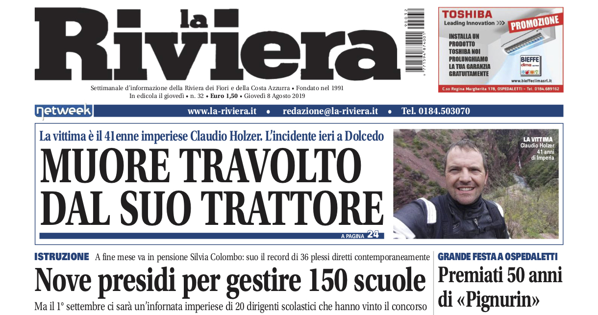 Un nuovo numero de La Riviera è in edicola: la classifica di bar e gelaterie dell’imperiese secondo TripAdvisor