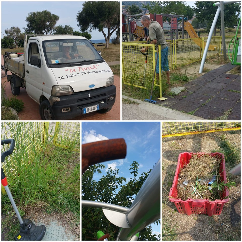 Vandalizzata l’altalena dei disabili al parco di Imperia